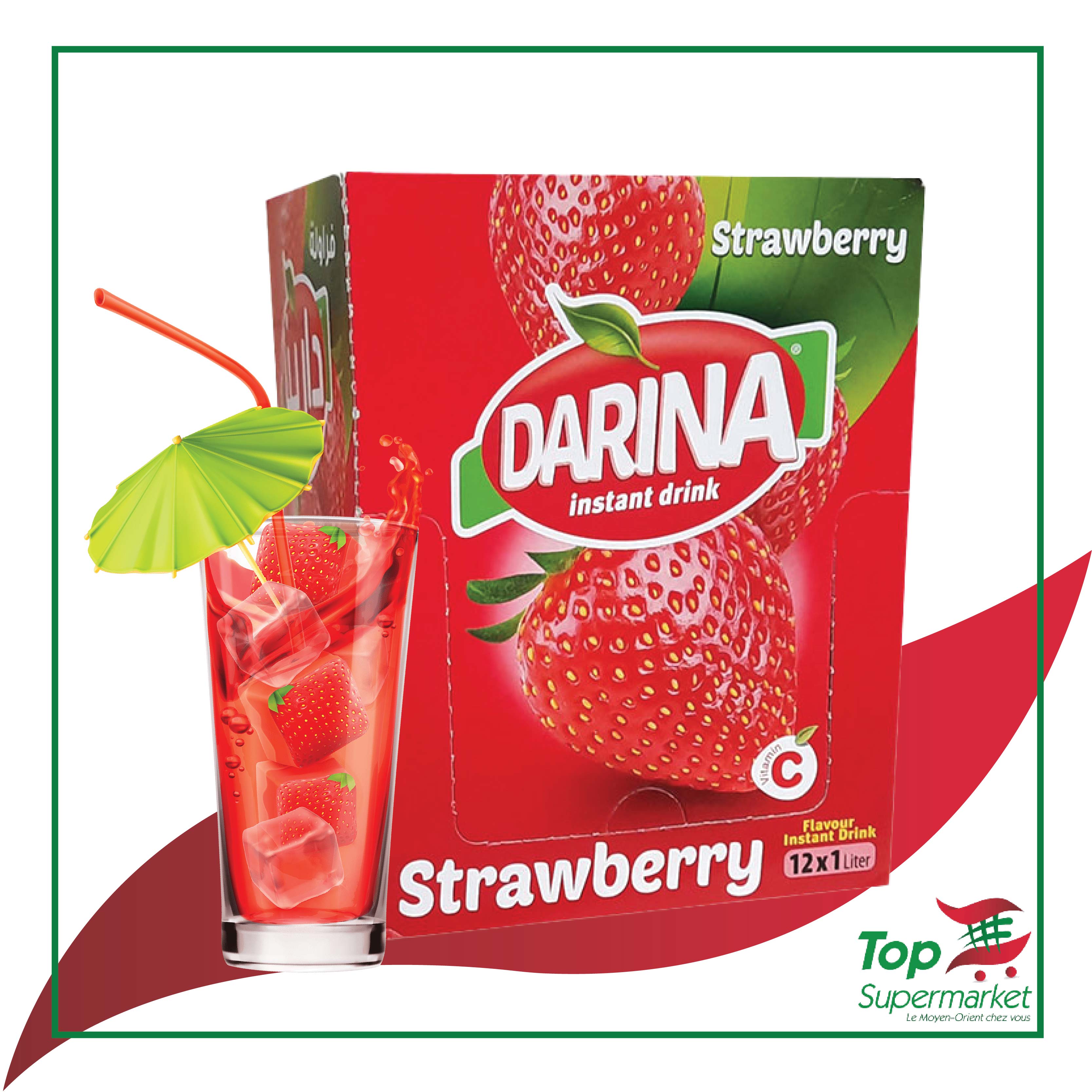 Darina jus en poudre fraise (12x30gr)